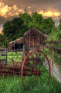 Old Barn with a Hay Rake ~ from Sun Baked Treasures