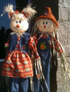 Shopkeeper Scarecrows