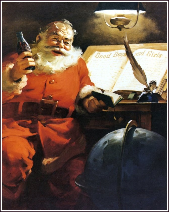 Coca-Cola Santa Claus by Haddon Sundblom