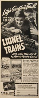 Vintage Lionel Ad 1